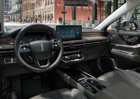 The interior dashboard of 2024 Lincoln Corsair® SUV is shown here. | Ted Russell Lincoln in Knoxville TN