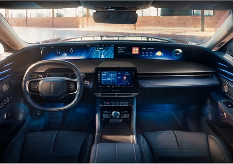 The panoramic display is shown in a 2024 Lincoln Nautilus® SUV. | Ted Russell Lincoln in Knoxville TN